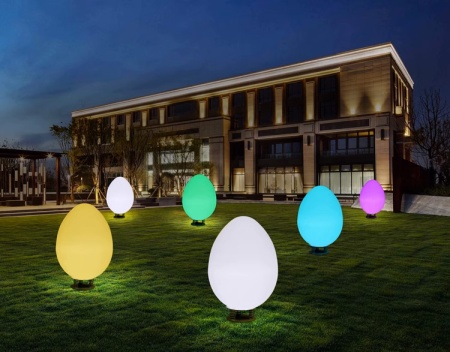 Светильник Яйцо 54х95 питание от 220, RGB Светильник Яйцо 54х95 питание от 220, RGB